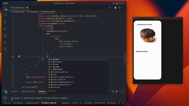 Python Tutorial UI Design Using Flet смотреть онлайн