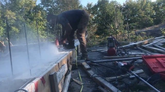 removing lumber from concrete| Milwaukee SDS Max VS hilti dch 300 | Building my dream house : Ep8 смотреть онлайн