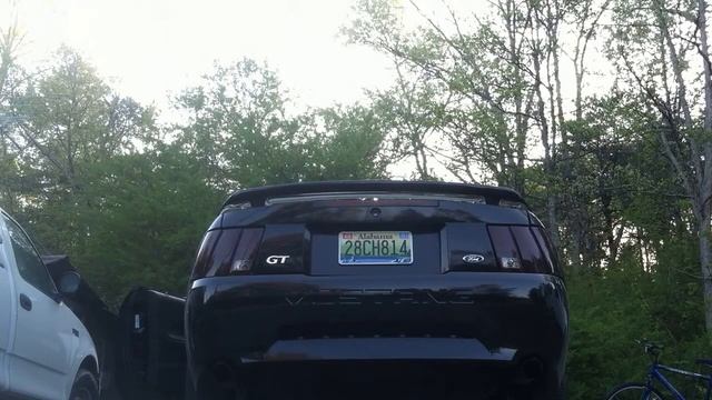 2003 Mustang GT straight pipe w/cats смотреть онлайн