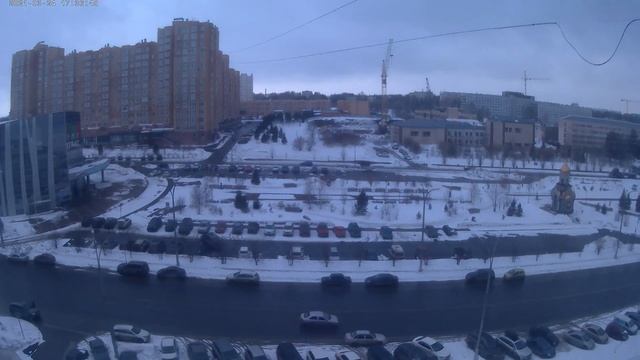 Кемерово Метель 24.03.2021 [4K Ultra HD Timelapse] смотреть онлайн