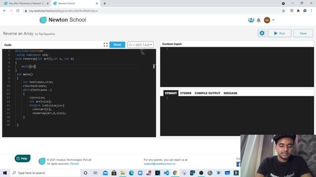 Reverse an Array || Code Factory by Raj смотреть онлайн