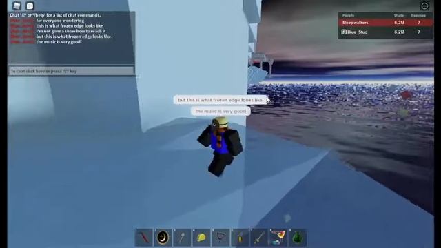 Frozen Edge - Roblox Dream Game смотреть онлайн