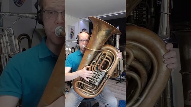 Subkontrabasstuba In Es -Giant Mega Tuba-Bohland & Fuchs -Karneval Der Tiere-Sub Bass EEb-C. Fische