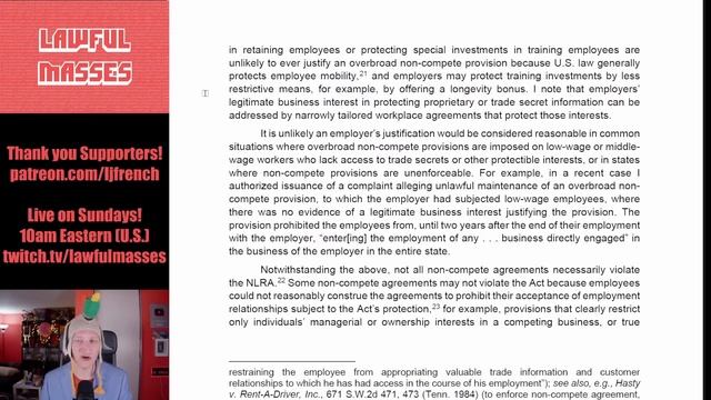 Most Non-Compete Agreements ILLEGAL, says NLRB General Counsel Jennifer Abruzzo смотреть онлайн