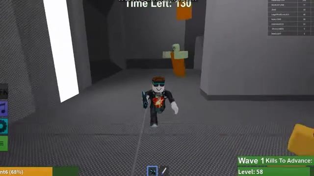 Зомби Апокалипсис как майнкрафт Ролблокс Атака злых зомби мультик игра для детей Zombie Rush ROBLOX смотреть онлайн