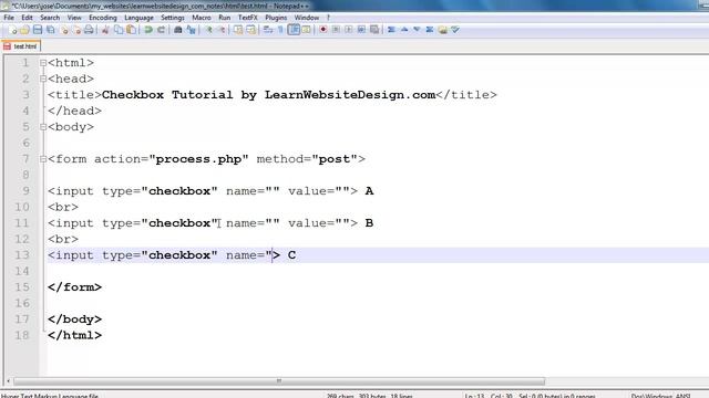 Tutorial on how to create checkboxes in HTML forms смотреть онлайн