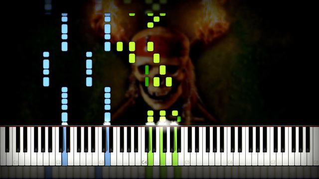 Pirates Of The Caribbean - He's A Pirate Song (Theme OST Soundtrack) Piano Cover (Sheet Music, Midi