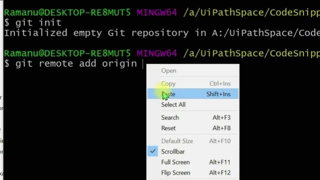 #5 UiPath Tamil - Pushing Code to GitHub using GitBash/GitCommands смотреть онлайн