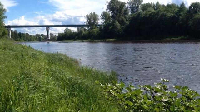 Река Вильва, мост на обход города Чусовой смотреть онлайн