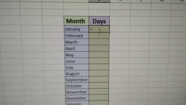 How find number of days in given month's #trending #trendingvideo #trend #education #excel #viral смотреть онлайн