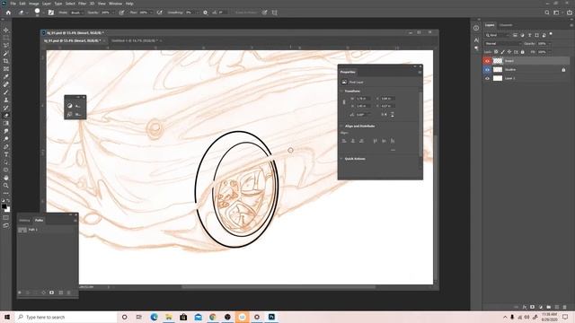 Creating and Using a Dynamic Inking Brush in Photoshop CC смотреть онлайн