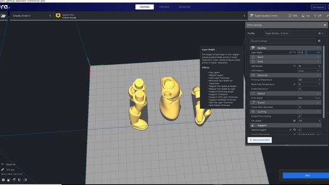 Stylized Character 3D Coat Sculpting to 3D Printing - Part 4 - 3D Printing смотреть онлайн