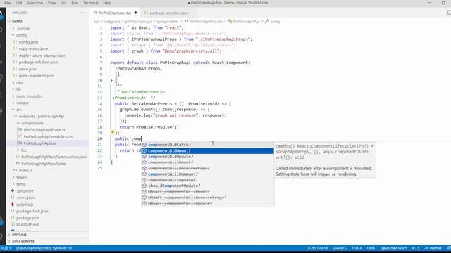Consume Microsoft Graph API Using PnP JS In SharePoint Framework - SPFx Tutorial Part - 25 смотреть онлайн