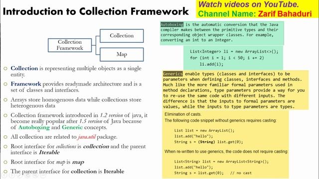 java collection framework #1 смотреть онлайн