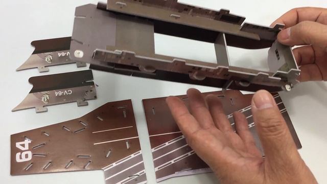 DIY Miniature USS CONSTELLATION CV-64 ~ Super 3D Puzzle смотреть онлайн