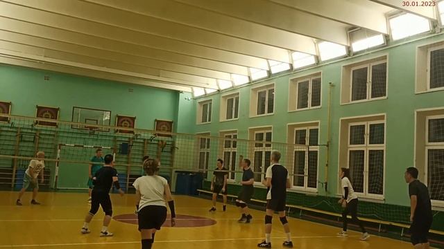 30.01.2023.Волейбол для взрослых.Тренировочные моменты. смотреть онлайн