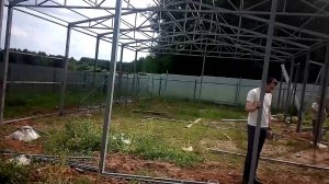 Строительство небольшого ангара