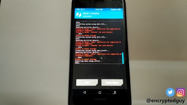 [FIXED] Unable to mount /data or /system error смотреть онлайн