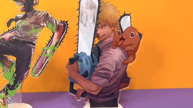 Фигурки из акрила из аниме «Человек-бензопила» смотреть онлайн