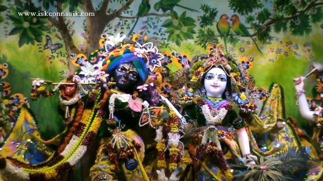 Hare Krishna mahamantra by Vrindavan Prasad das at ISKCON Nashik смотреть онлайн