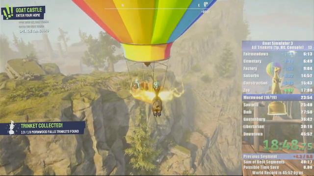 Former WR - Goat Simulator 3 All Trinkets NG - 37:37 смотреть онлайн