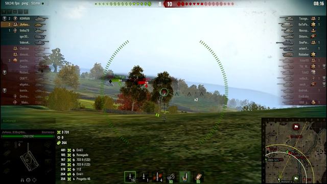 Bat.-Châtillon Bourrasque| БЫСТРЫЙ КОЛОБАНОВ|(9к УРОНА) 8 ФРАГОВ!!!!!!!!