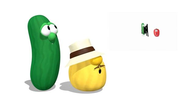 Larry and Mr. Lunt react to the 2002 Big Idea logo (VeggieTales Animation) смотреть онлайн