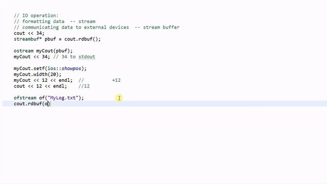C++ Stream #5: Stream Buffer смотреть онлайн