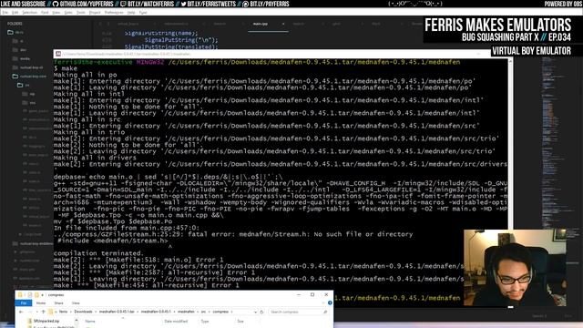 Ferris Makes Emulators Ep.033 - Bug Squashing Part X смотреть онлайн