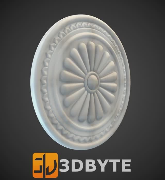 #3dmodel - Round #decor 18 || Круглый декор 18 #3dbyte #3dprint