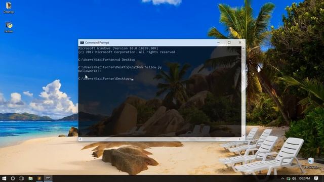 #2 (Python for beginners) Helloworld in python and installing package in sublime text смотреть онлайн
