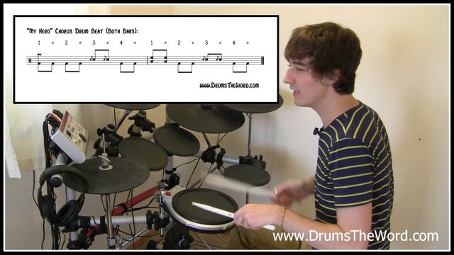 ★ My Hero (Foo Fighters) ★ Drum Lesson | How To Play Drum Beat (Dave Grohl) смотреть онлайн