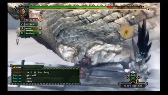Monster Hunter Tri Wi-Fi Event Quest Rumble in the Great Desert Part 1 смотреть онлайн