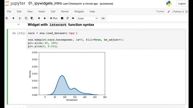 Introduction to ipywidgets | Jupyter Widgets Introduction | What is ipywidgets with an example смотреть онлайн