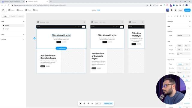 Webflow مقابل Framer أي منصة هي الأقوى؟ смотреть онлайн