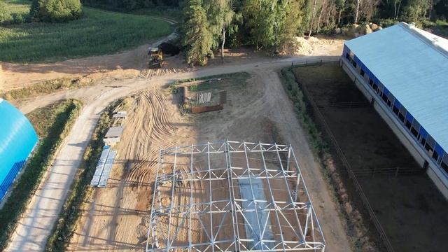 Навес для телят 2160 м² д. Вашутино, Калужская область смотреть онлайн