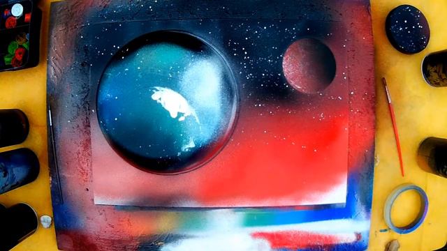 Star Wars - Spray Paint Art / КАРТИНА БАЛЛОНЧИКАМИ смотреть онлайн