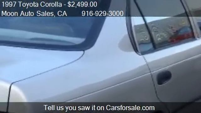 1997 Toyota Corolla Base 4dr STD Sedan for sale in Sacrament смотреть онлайн