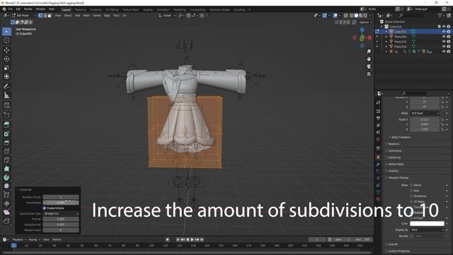 How to rig clothes in Blender | Simplest way to rig Skirt | AniSculpt смотреть онлайн