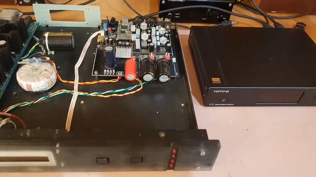 MY DIY DAC SABRE Es9038pro kit with Three Independent Power Supplies смотреть онлайн
