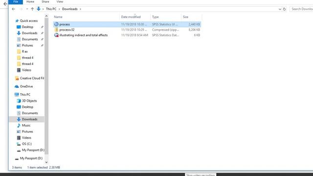 Downloading and installing Hayes' Process macro for SPSS (windows) смотреть онлайн
