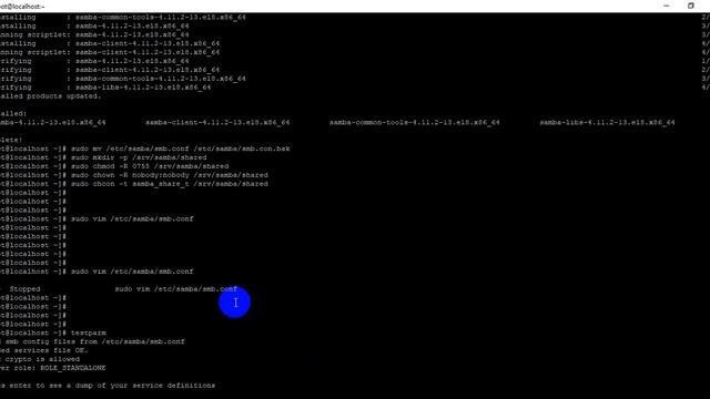 SAMBA share folders Configure Between Windows and Linux смотреть онлайн