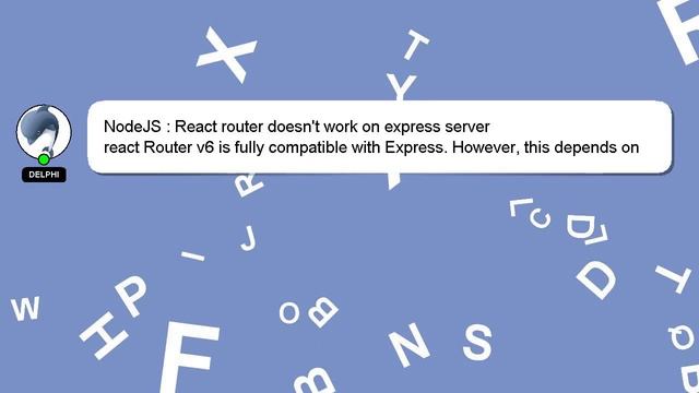 NodeJS : React router doesn't work on express server смотреть онлайн
