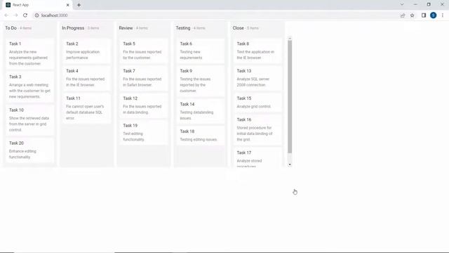 Getting Started with the React Kanban Board смотреть онлайн
