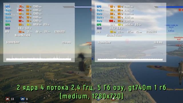War Thunder на слабом ПК и ноутбуке 2020 год - Самолёты смотреть онлайн
