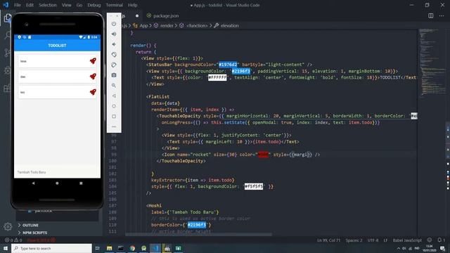 Cara Membuat Aplikasi Todolist Sederhana dengan Menggunakan React Native Part 3 смотреть онлайн