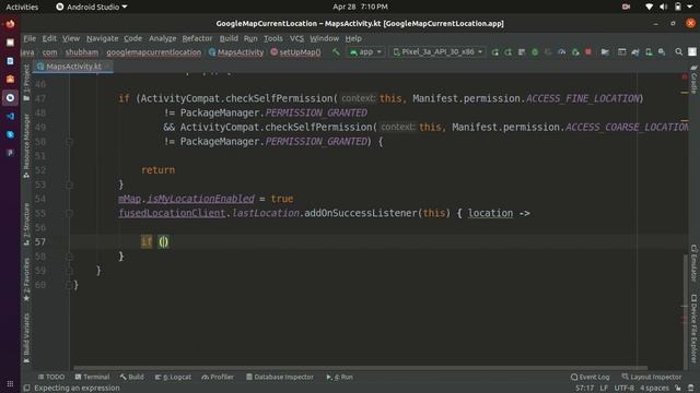 Android Google Maps Current Location In Kotlin смотреть онлайн