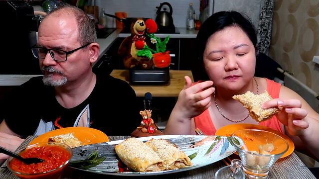 Мукбанг Рулетики из лаваша / Mukbang Lavash rolls смотреть онлайн