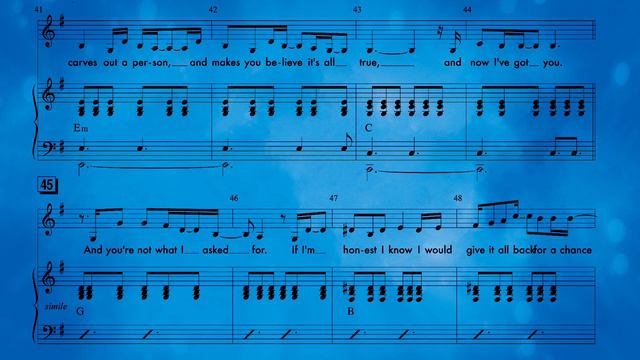 She Used To Be Mine | Piano Accompaniment смотреть онлайн