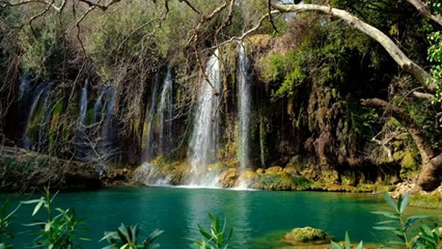 Waterfall - Clear Sound Only! 8 Hours Relaxation Video.